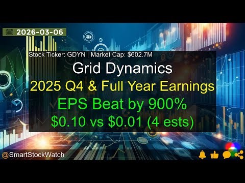 Grid Dynamics (GDYN|$602.7M) - 2025 Q4 & Full Year Earnings Analysis