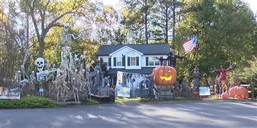 Halloween displays frighten, delight across Charlotte Metro area