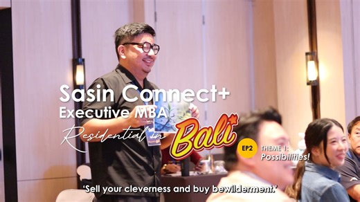 1K views | In this episode, the Connect+ Executive MBA Class of 2024 explored the possibilities of becoming thought leaders with a global mindset and a strong sense of community. Through immersive learning and collaboration, participants discovered how diverse teams and sustainable practices can drive innovation, engagement, and long-term impact. Stay tuned for more highlights from this transformative journey in Bali! | Sasin School of Management | Facebook