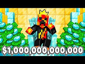 I Survived 100 Days as a TRILLIONAIRE in Minecraft | Preston Tv
