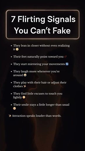 7 Flirting Signals They Can’t Hide From You 😏🔥