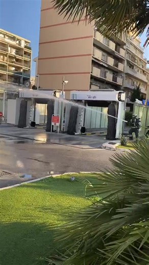 Emergency Response to Car Fire at Gas Station