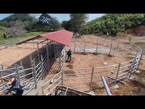 Corral de ganadería hecho con tubería galvanizada, Petén, Alta Verapaz y Izabal 🇬🇹