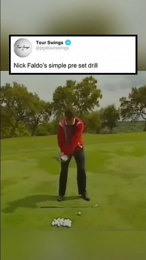 NICK FALDO DRILL