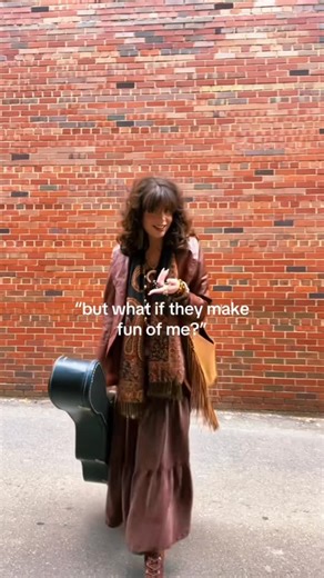 Kyra on Instagram: "Life is too short! Wear what you want, take the risk, do the things you’re scared of! #70sinspired #whimsicalstyle #70sfashion #vintagestyle"