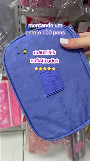 COMPRANDO MATERIAL ESCOLAR | ESTOJO | Volta as Aulas 2024