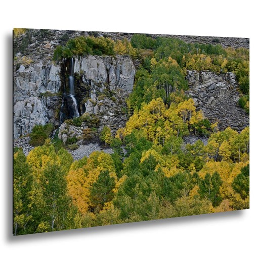Bishop Creek Fall Colors Photo Aspen Trees Waterfall Wall Art Eastern Sierra Landscape Print California Decor - Etsy