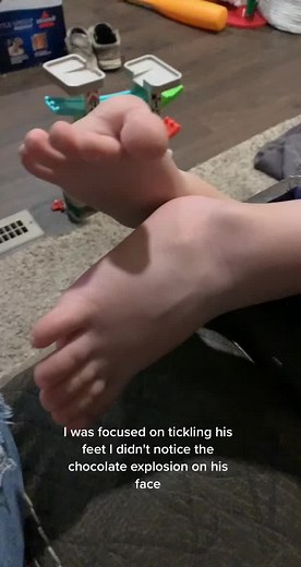 Tickling Kids' Feet - Fun and Playful Moments