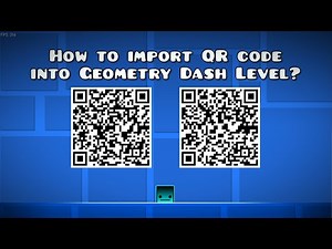 How to import a QR code into a Geometry Dash level? (Geode, GD 2.2)