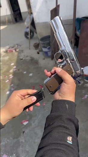 This toy gun is insane! Watch the video to see it in action! #airsoftcqb #toyguns