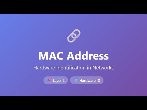 MAC Address Explained: Hardware Identification in Networks