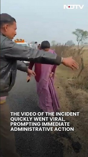 Madhya Pradesh Minister Slams PWD As Newly Built Road Collapses During Inspection