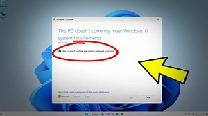 Fix We couldn't update the system reserved partition in Windows 11 / 10 | How To Solve Update Error
