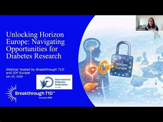 Webinar: Unlocking Horizon Europe – navigating opportunities for diabetes research | International Diabetes Federation Europe