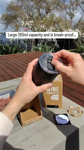 A Christmas gift idea for wine lovers...👀 Rated 4.9/5 from 2000 reviews... 👉 The award-winning Huski Wine Tumbler 2.0 combines style, convenience and performance to keep drinks perfectly chilled until the last drop 🙌 👉 Triple insulation keeps drinks chilled 👉 Detachable stem for stemless convenience 👉 EasySlider™ Lid reduces spills 👉 Stay-dry design means no condensation 👉 Large 355ml capacity ⭐⭐⭐⭐⭐ "It’s gorgeous and beautiful to touch. Keeps wine (or any drink) cool as advertised. Bonu