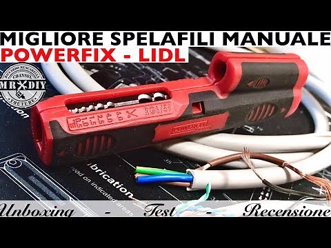 best manual stripper, cable strippers how to strip the electric cables and antennas powerfix lidl