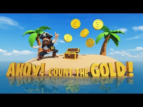 Ahoy! Count the Gold 🏴‍☠️ | Pirate Counting Song for Kids | Numbers 1 to 10