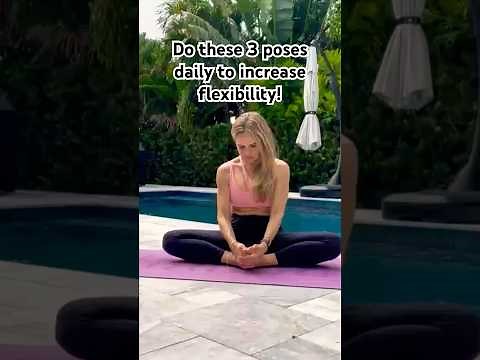Back ✅ pain or want to increase flexibility do this 3 poses #yoga #yogatips #yogaforbeginners #yt