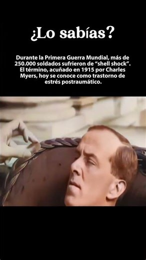 Cuando el “shell shock” aún no se comprendía