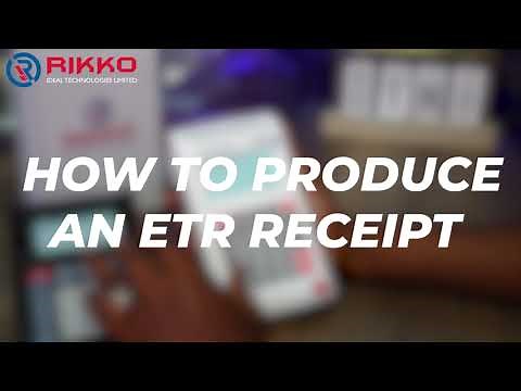 How to produce an ETR Receipt