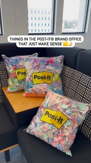 Come behind the scenes with us 👀 Which part of the Post-it® Brand office is your favorite? 🤔 #postit #postitnotes #officesupplies #stationery #stickynotes | Post-it