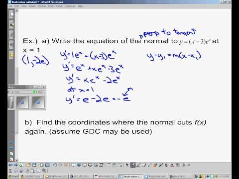 IB Math SL Calculus Review - Topic 7 (part 2 of 2)