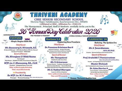 🎉Thriveni Academy – Annual Day Celebration 🎉HORIZON 5.0