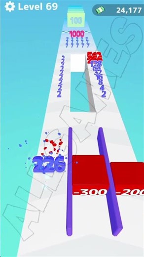 Precision movement number master level 69 zero damage obstacles avoidance shorts allgames viralvideo