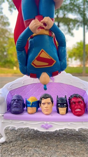 ThanosChooses head Red super Man No #spiderman #shorts