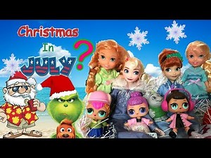 Anna and Elsa Toddlers Christmas in July Winter Wonderland Party