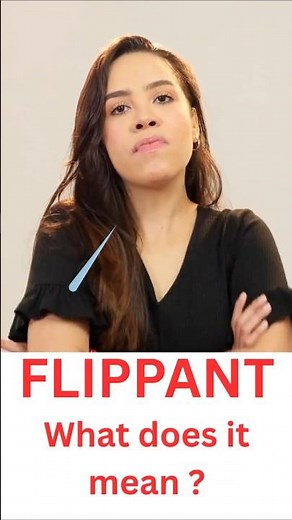 Only 1% Know This Word 😳 | FLIPPANT Meaning! #advanceenglish #shorts #English