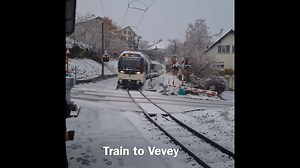 It has started to snow early this year in Switzerland. When we arrived in 2019-2020, the first snowfall happened only in March, effectively ruining the ski season for many. In 2020-21, the first snowfall happened in January. This season, 2021-22, there has already been heavy snowfall in November. The ski season has already started. This little train journey from Saint Legier, where we live, to #Lausanne, is a glimpse of life on a snowy day, in #switzerland. Watch the world's best infrastructure,