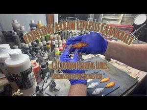 Painting a Craw Lipless Crankbait