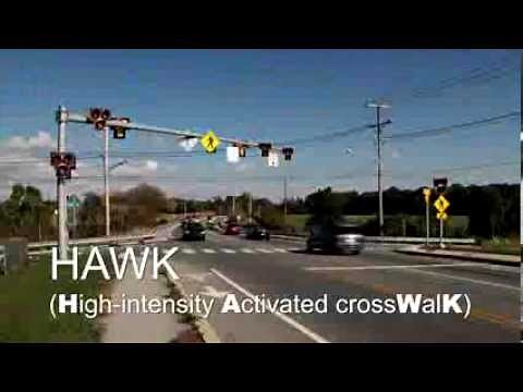 HAWK Signal (Pedestrian Hybrid Beacon Signal) Full Video Version