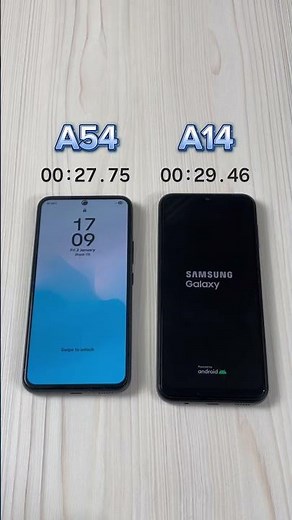 galaxy A54 vs A14 speed test🔥