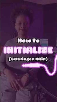 How to Initialize the Behringer XAir 18 | Firmware 1.25 | XAir Series