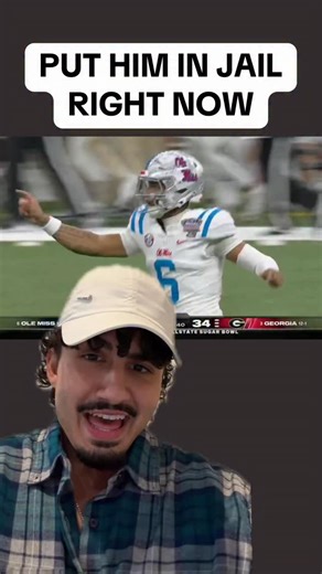 Lucas Barbu on Instagram: "Trinidad Chambliss just did inexplicable things to the Georgia defense…WHAT WAS THAT #cfbplayoff #collegefootball #olemissfootball #olemiss #trinidadchambliss"