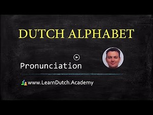 Dutch Alphabet Pronunciation 🇳🇱 😀