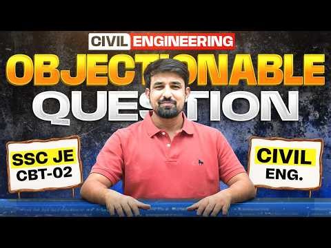 SSC JE CBT-2 OBJECTIOABLE QUESTION | #sscje #civilengineering