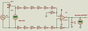 How to measure floating high voltage AC with Op-Amp - Lab Projects BD