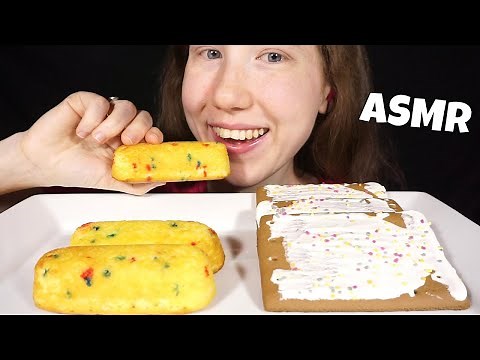 ASMR TWINKIES & POP TARTS MUKBANG (No Talking) EATING SOUNDS