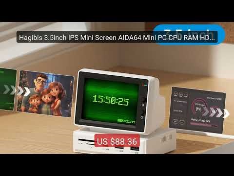 Hagibis 3.5inch IPS Mini Screen AIDA64 Mini PC CPU RAM HDD Da... — Amazing Value 2026 | Must Have!