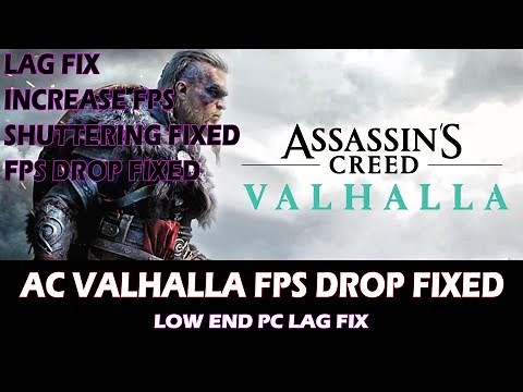 Assassins Creed Valhalla Lagging And Stuttering Fixed | FPS Drop Fixed in 1 Minutes