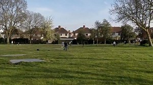 46K views · 877 reactions | A group of up to 30 men ran from officers policing the coronavirus lockdown after they were caught playing cricket in a London park. More here https://www.itv.com/news/london/2020-04-08/cricketers-run-from-police-in-a-london-park-enforcing-coronavirus-lockdown/ | ITV London | Facebook