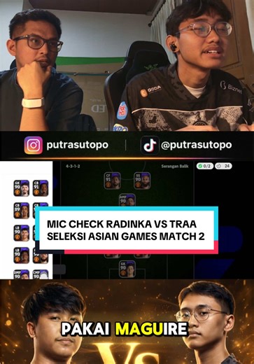 MIC CHECK: Radinka vs Traa en Seleksi Asian Games