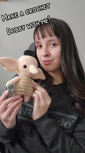 Make a crochet Dobby with me! A perfect gift for the holidays, especially for a Harry Potter superfan! I know I'm one 😅. You can buy this cute Crochet Dobby off of my Etsy! Or if you're interested in making him yourself, let me know if you want me to make a crochet pattern! 🤗 #HarryPotter #fyp #Amigurumi #crochet #gift #giftideas