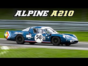 1967 Renault Alpine A210 racing at the Nürburgring and Zolder