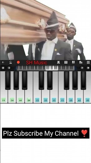 Coffin Dance Meme | Easy Piano Tune