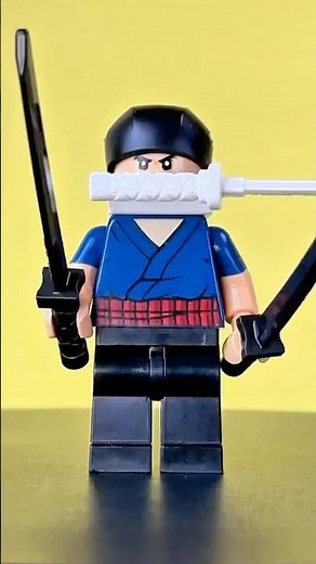 SERIOUS Roronoa Zoro - The Three Sword Style Swordman #legoonepiece