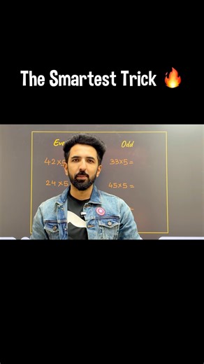 Multiply any number by 5 in 2 seconds 🔥 | Super Easy Math Trick | Mental Math Shortcut #mathhack